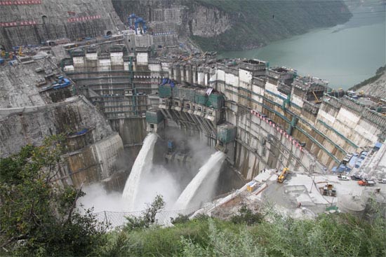 在建中的錦屏一級水電站2